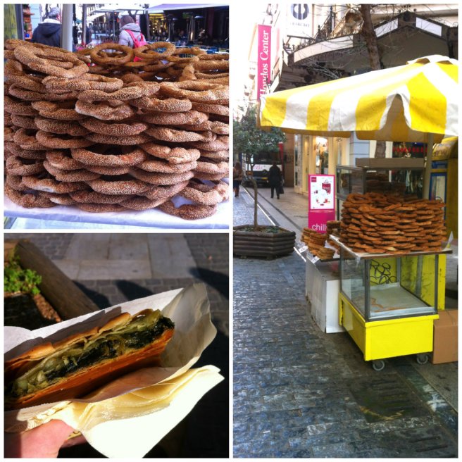 spanakopita, kouloures, Athen, Greek Food, SimplyAngi, ProstMahlzeit